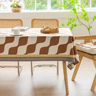 Luxury Waterproof Tablecloth - Geometric Design