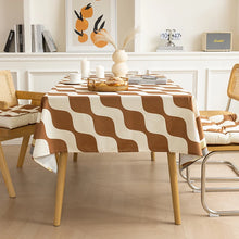 Luxury Waterproof Tablecloth - Geometric Design