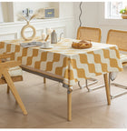 Luxury Waterproof Tablecloth - Geometric Design