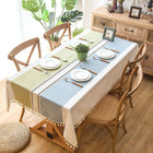 Luxury Nordic Waterproof Jacquard Tablecloth