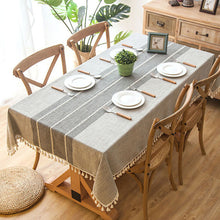 Luxury Nordic Waterproof Jacquard Tablecloth
