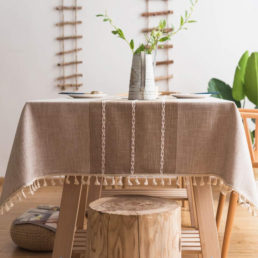 Luxury Nordic Waterproof Jacquard Tablecloth