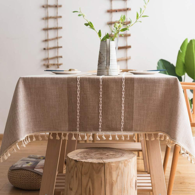 Luxury Nordic Waterproof Jacquard Tablecloth