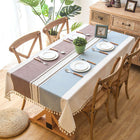 Luxury Nordic Waterproof Jacquard Tablecloth