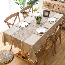 Luxury Nordic Waterproof Jacquard Tablecloth